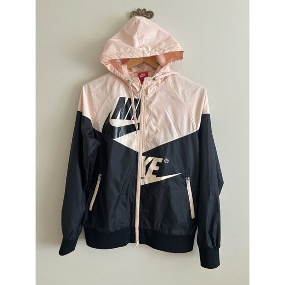 NIKE WOMENS Windrunner Jacket GX ORANGE QUARTZ/BLACK AJ2974-825 Size Small - Picture 2 of 15